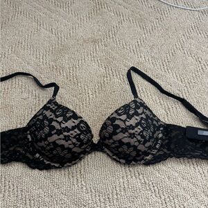 Elegant Black Lace Bra